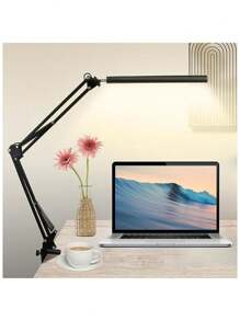 Lámpara LED Bluelander de Escritorio: Versatilidad, Ahorro de Energía y Protección Ocular en un Diseño Moderno. - Negro - Ver 1
