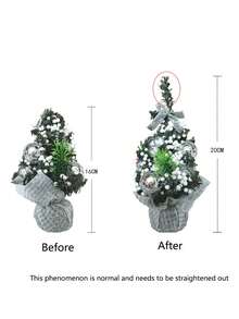 1 件聖誕桌面裝飾品,聖誕樹雕像,節日裝飾,家庭聚會,溫馨節日氣氛,聖誕禮物