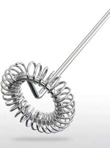 1入組2節aa電池操作電動打奶器(電池不包括在內) - 黑色 - 查看 9