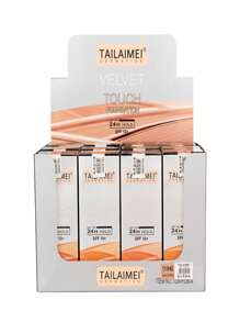 Base De Maquillaje Tailaimei Velvet Touch Alta Cobertura 104 es el color más claro, Tostado es el color medio y Wheat es el color más oscuro. - 104 Light Ivory - Ver 2