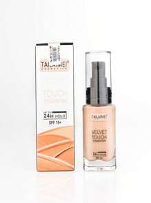 Base De Maquillaje Tailaimei Velvet Touch Alta Cobertura 104 es el color más claro, Tostado es el color medio y Wheat es el color más oscuro. - 104 Light Ivory - Ver 3