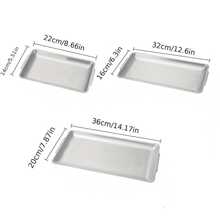 1 件不锈钢椭圆形盘子，烧烤盘圣诞礼物