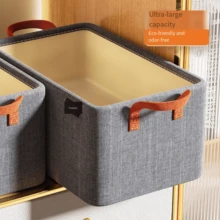 Caja De Almacenamiento De Ropa Iónica Gris - Gris - Ver 4