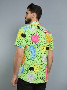 Men Shirts - 綠色 - 查看 5