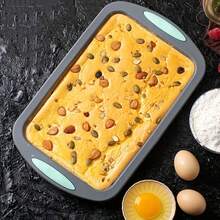 3pcs,Silicone Baking Bread Pan Set, Silicone Cake Molds, Baking Sheet,Dishwasher Safe,Non-Stick,Baking Tools,Oven Accessories, Kitchen Gadgets, Kitchen Accessories - Dark Grey - View 6