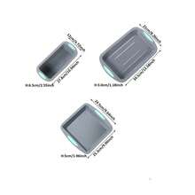 3pcs,Silicone Baking Bread Pan Set, Silicone Cake Molds, Baking Sheet,Dishwasher Safe,Non-Stick,Baking Tools,Oven Accessories, Kitchen Gadgets, Kitchen Accessories - Dark Grey - View 3