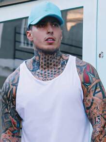 Men Tank Tops - trắng - Xem 2