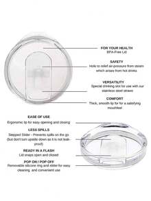 Taza Termo Para Mantener Tu Bebida Caliente - Azul Claro - Ver 2