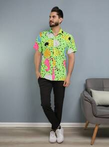 Men Shirts - 綠色 - 查看 2