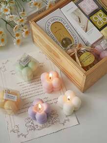 泡泡形狀的香薰蠟燭,生日紀念品 - 紫色 - 查看 2