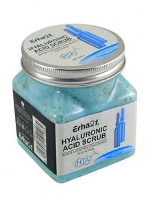 Exfoliante Facial Y Corporal De Acido Hialurónico Hidratación Profunda, Aclara Manchas 1 pz, incluye 2 mascarillas faciales de regalo. - Azul - Ver 6