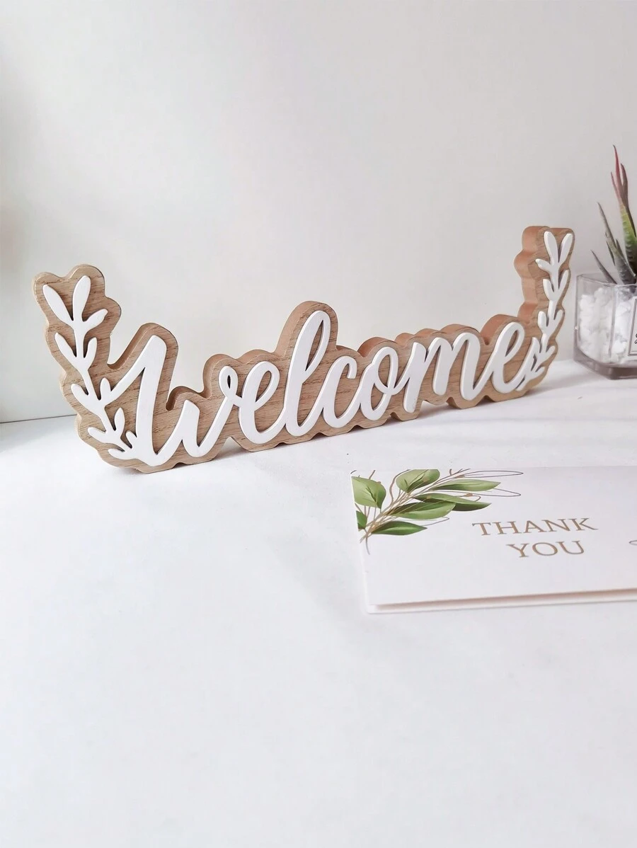 Welcome Letter Sign For Table Decoration Or Wall Hanging Best Gifts Birthday Graduation - Multicolor - View 1