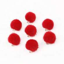 30 mặt dây chuyền tua rua Giáng sinh nhiều màu sắc tự làm phụ kiện tóc, hoa tai, giày dép & mũ trang trí tua rua - Nhiều màu - Xem 7