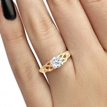 Fine Single Ring - trắng - Xem 7