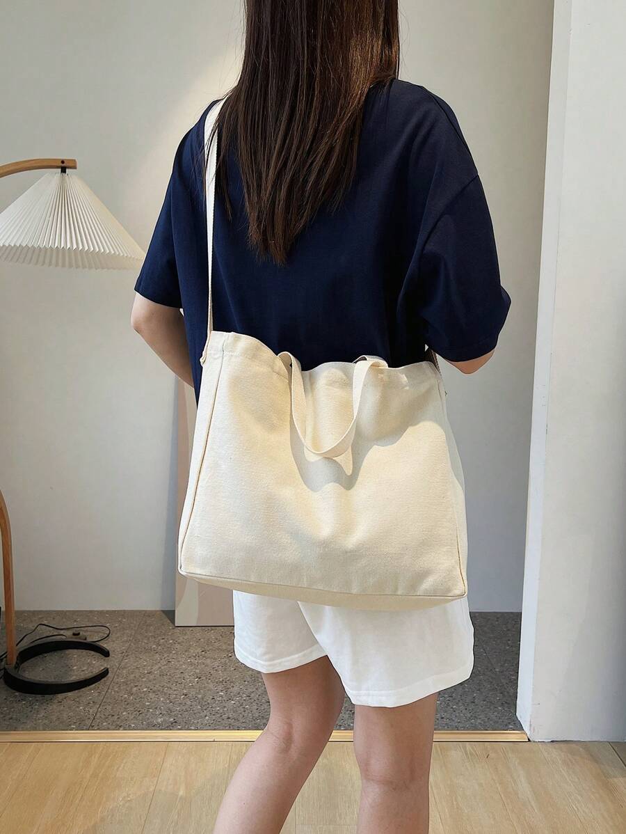 Túi Xách tay Nữ màu trơn - Màu be - Xem 1