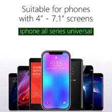 1pc Black Suction Cup Car/Desktop Phone Holder Compatible With All Types Of Phones - Black - View 8