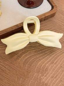 3件組女士磨砂蝴蝶結純色髮夾，簡約時尚百搭休閒，適合學校、度假穿搭、夏季穿搭、秋冬髮飾，旅行生日用髮夾髮夾髮扣 - 彩色 - 查看 7