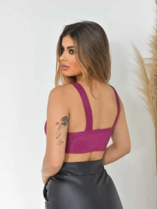 Women Tops - Màu Hoa hồng đỏ - Xem 2