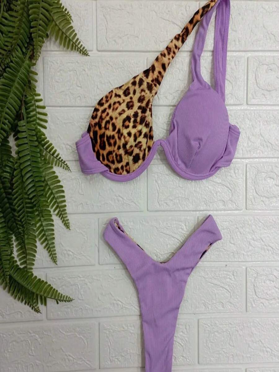 Women Tankinis - 淡紫色 - 查看 1