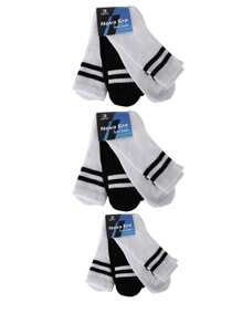 Men Sports Socks - 黑與白 - 查看 2