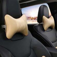 2 Piezas Almohada Para El Cuello Del Coche - Negro - Ver 5