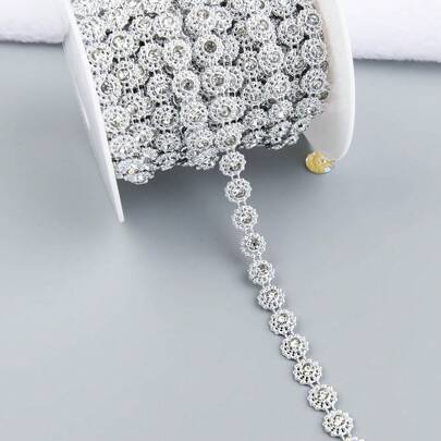 1 件 91 厘米/35.8 英寸长 ABS 仿珍珠串珠链饰花环，适用于婚礼圣诞派对服装装饰，1.0 厘米/0.39 英寸宽