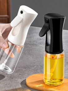 1 件/2 件简约防漏油喷雾瓶，空气炸锅，沙拉，烧烤，食用油分配器 - 黑色 - 查看 3