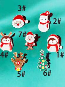 聖誕節主題男士可愛胸針,適用於裝飾