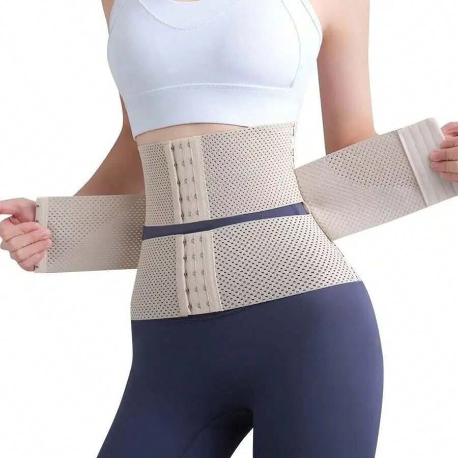 Postpartum Belly Band For Women, Breathable Mesh Abdomen Binder