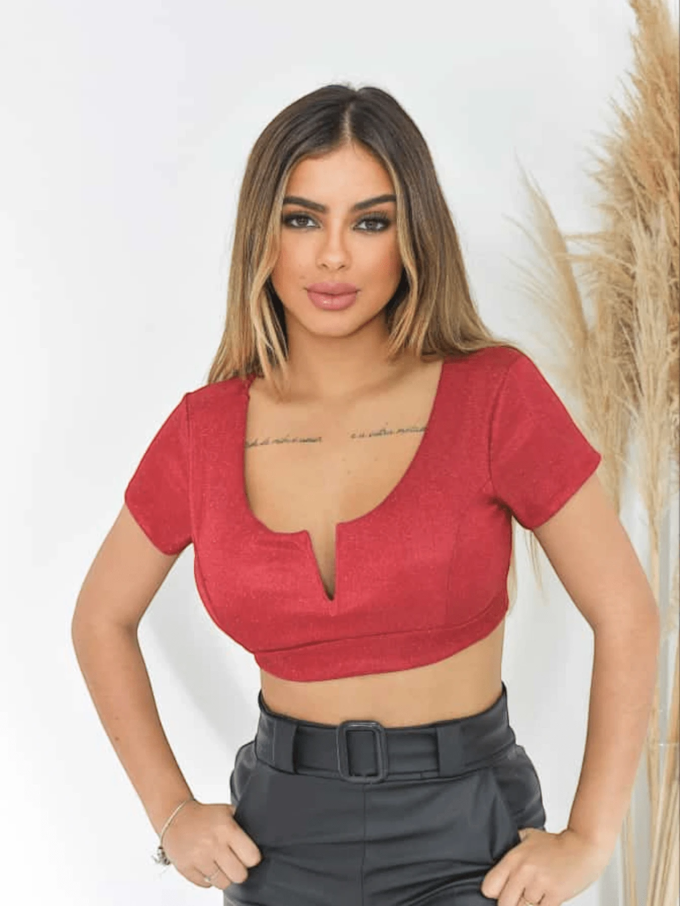 Women Tops - Đỏ - Xem 1