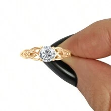 Fine Single Ring - trắng - Xem 4