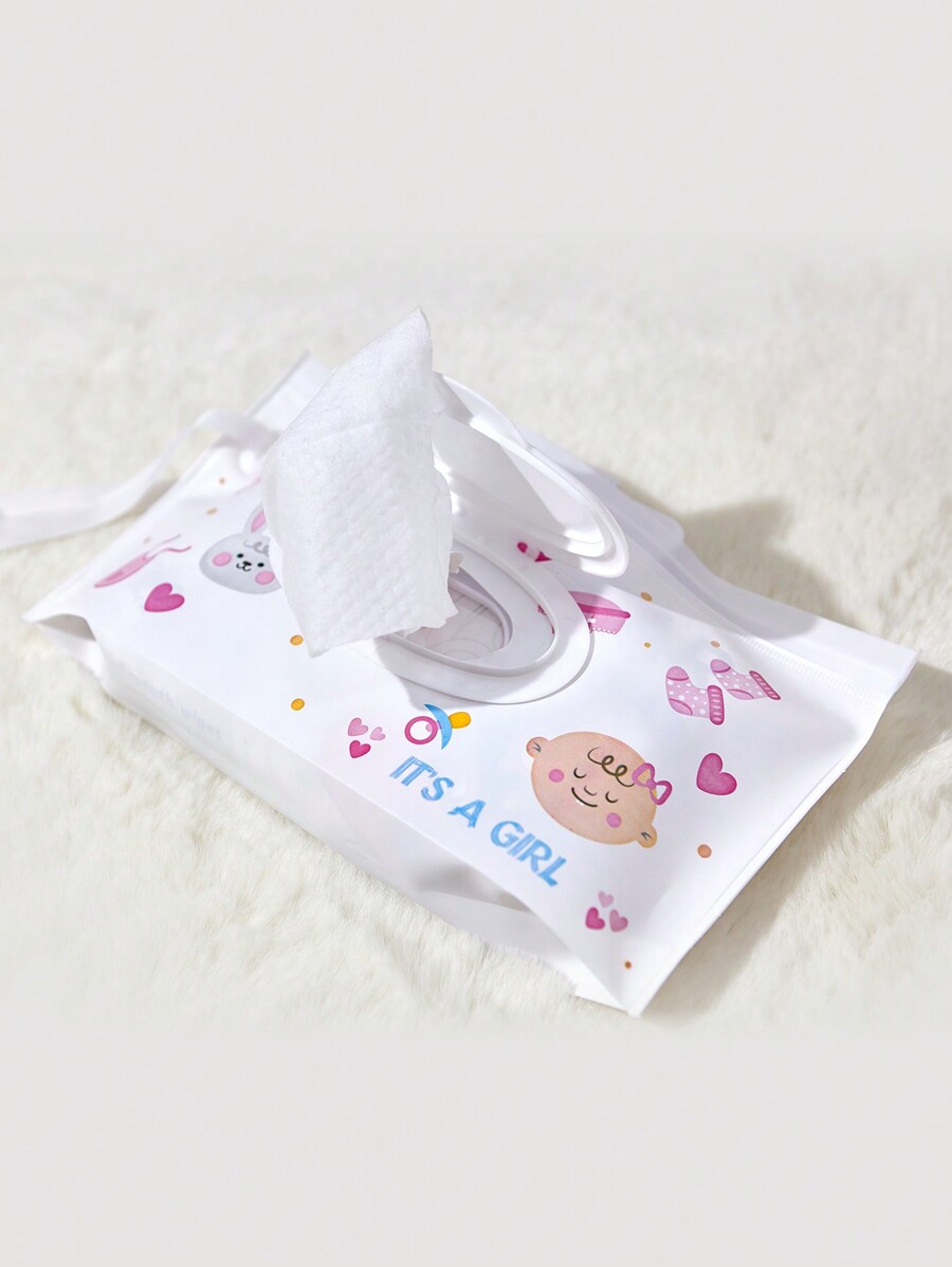 1pc Portable Wet Wipes Bag Baby Wet Wipes Packaging Bag With Self