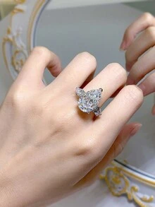 Nhẫn đơn - trắng - Xem 4