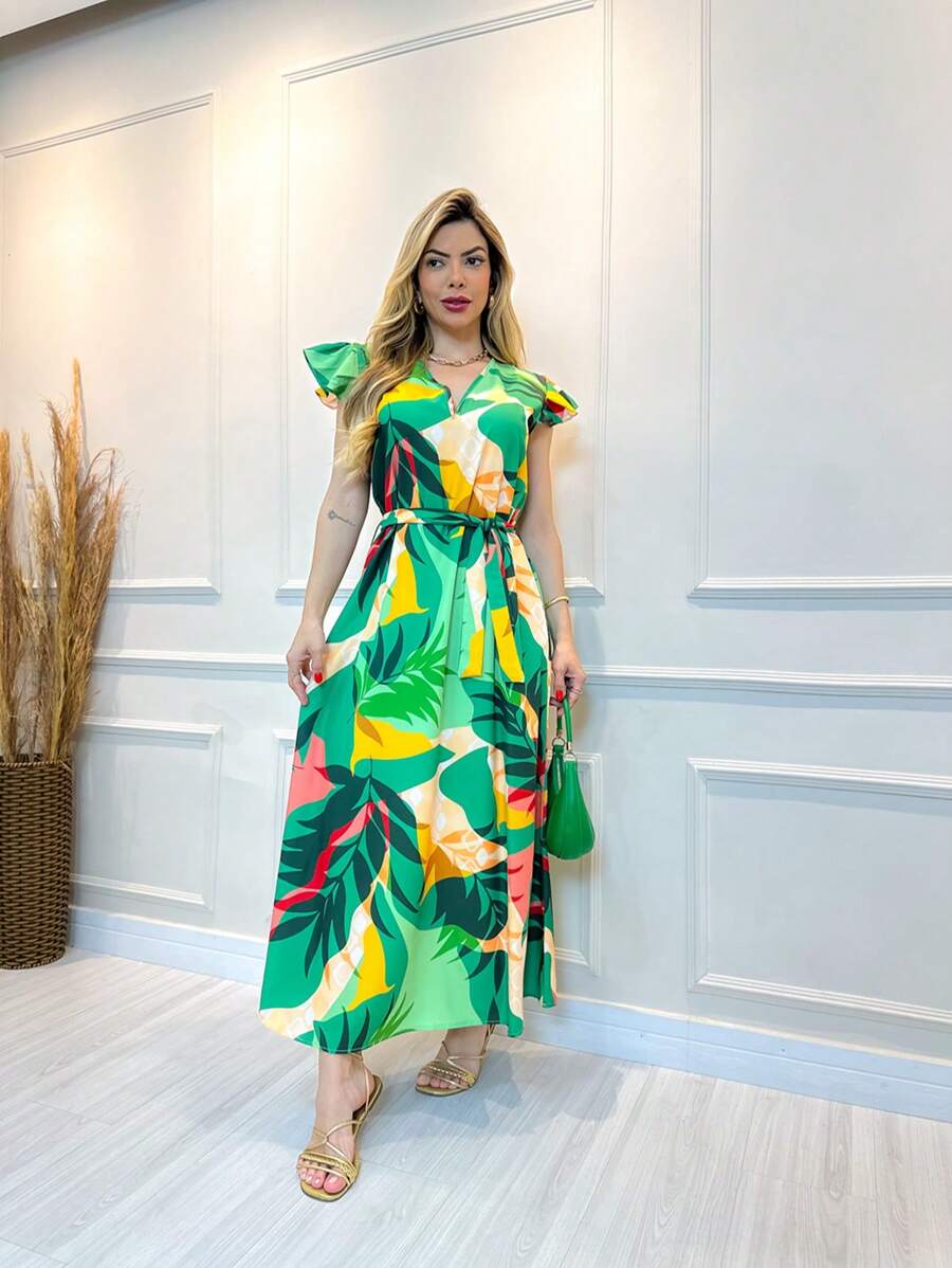 Women Dresses - 薄荷綠 - 查看 1