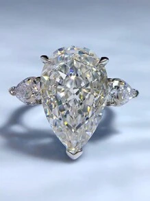 Nhẫn đơn - trắng - Xem 2