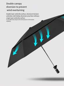 自行車傘、背包傘、情侶傘、多功能自行車和電動車用傘,附帶支架 - 黑色 - 查看 8