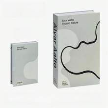 1本古董書、假書、模擬書、裝飾書、咖啡館酒店書櫃裝飾、攝影道具、電影視頻轉換模型書 - 灰色 - 查看 3