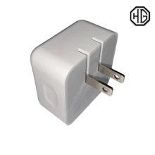 35w Dual Charger With C To Lightning Cable For IPhone Charge Two Devices At The Same Time Fast Charging - White - View 3