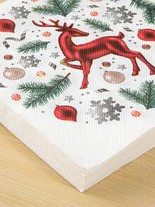 20 cái Giáng sinh Trang trí Khăn ăn & Hình vuông Tissue Giấy tờ Với Tuần lộc In Cho bữa tiệc Quân nhu - Nhiều màu - Xem 2