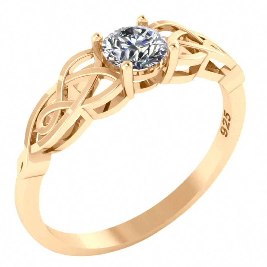 Fine Single Ring - trắng - Xem 1