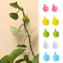 8 peças suporte de borracha em formato de mão para óculos, cabo de alimentação, linha de carregamento, mini gancho autoadesivo, organizador de armazenamento de carro, decorações de gadgets, clipe para óculos de sol, acessórios para carro, acessórios para interior de carro