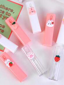 1pc 10ml Cute Cartoon Mini Portable Travel Spray Bottle, Home Makeup Water Refillable Container - Pink - View 6