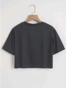 Women T-Shirts - Dark Grey - View 3