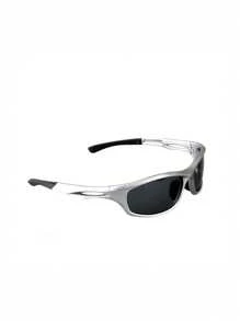 Steampunk Style Y2k Metal Silver Mirrored Fashion Glasses For Men, Outdoor Sports Cycling Fashion Glasses, Motorcycle Driving Fashion Glasses Street Shades Accessories Beach Accessories Glasses Shades Looks Street Style And Suit For Sweater Jacket Sweatshirt Hoodie Leather Pants And Cargo Pants For Summer Beach Vacation,Outdoor,Travel