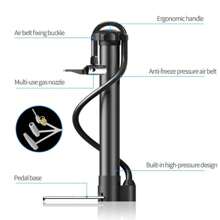 Mountain Road Bike Pump - Black - View 9