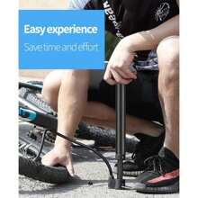 Mountain Road Bike Pump - Black - View 4