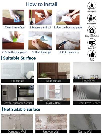 1pc Zwart Wood Grain Self Adhesive Wallpaper Vintage Furniture Cabinet Tafel Stoel Room Background Wand Stickerpeel Stick Wallpaper,Renovation Stickers Peel Panels,Wall Paper, Wallpapers, ation Items Refresh Your Home,Rama Birthday Graduation view 8