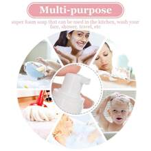 1pc/2pcs/3pcs 50ml/100ml/150ml/200ml Foaming Soap Bottle Empty Plastic Mousse Facial Cleanser Pump Bottle Refillable Lotion Shampoo Dispenser - Clear - View 2