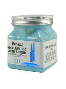 Exfoliante Facial Y Corporal De Acido Hialurónico Hidratación Profunda, Aclara Manchas 1 pz, incluye 2 mascarillas faciales de regalo. - Azul - Ver 5
