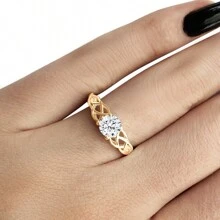 Fine Single Ring - trắng - Xem 6